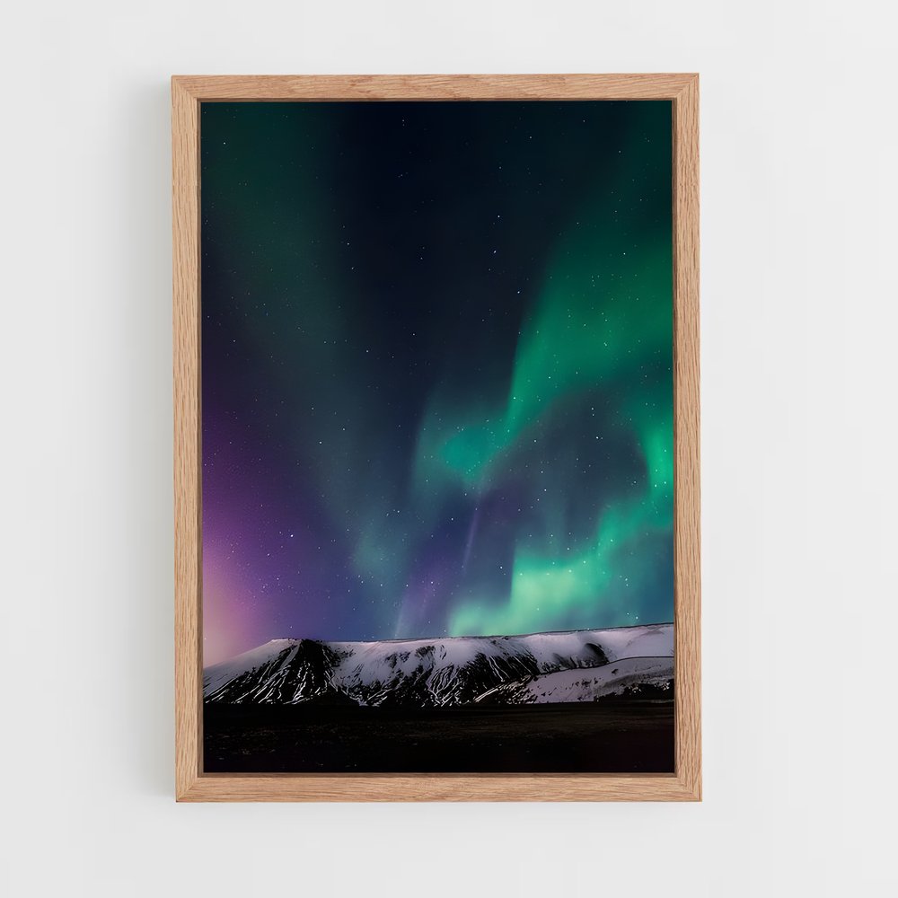Poster Éclat de l'Aurore Australe – affiche Univers (vue 4)
